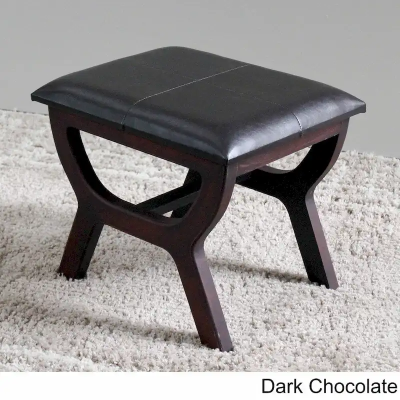 International Caravan Carmel Rectangular Vanity Stool