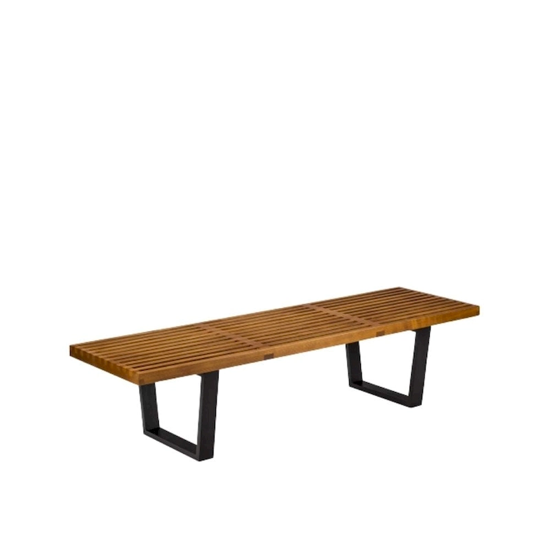 Nelson WOOD SLATE Bench (48 ) - 14.5 Hx48 Wx18.5 D