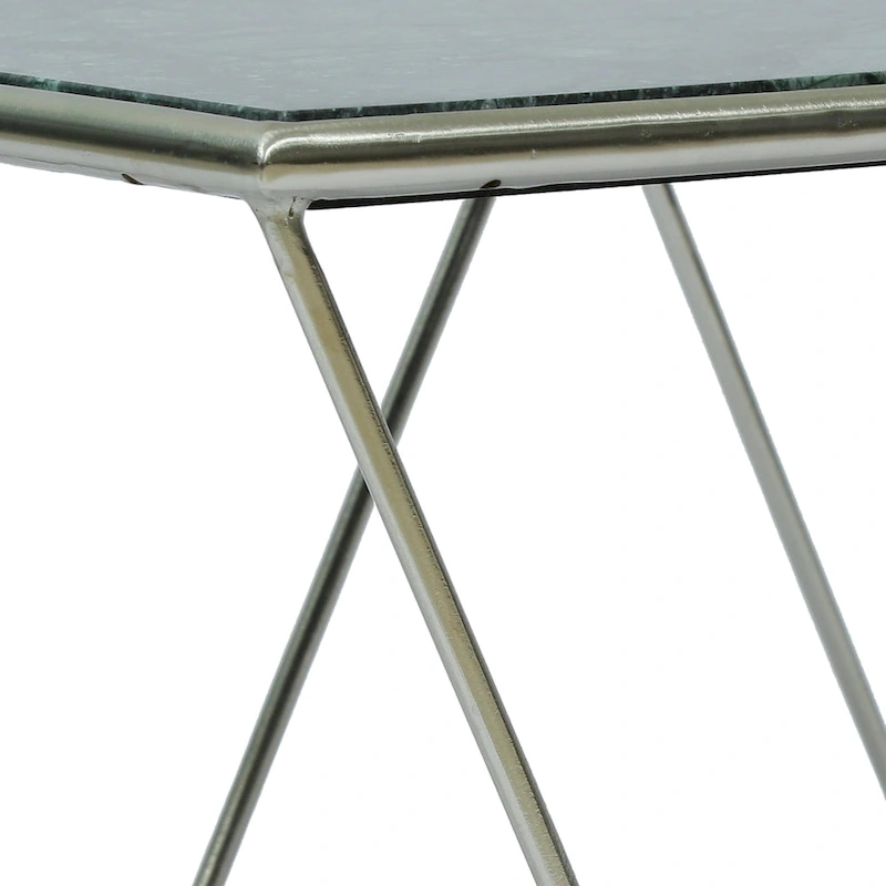 Sardis Modern Glam Handcrafted Marble Top Coffee Table by Christopher Knight Home - 37.00 L x 19.00 W x 18.00 H