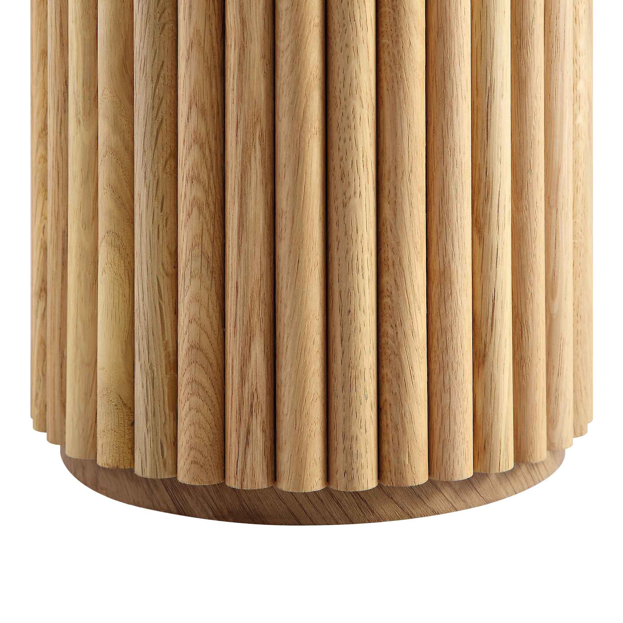 Oak Round Side Table, Oak