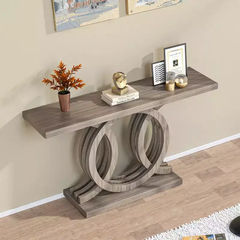 MAYEERTY Versatile Accent Console Table for Living Room Entryway Hallway Decor Display