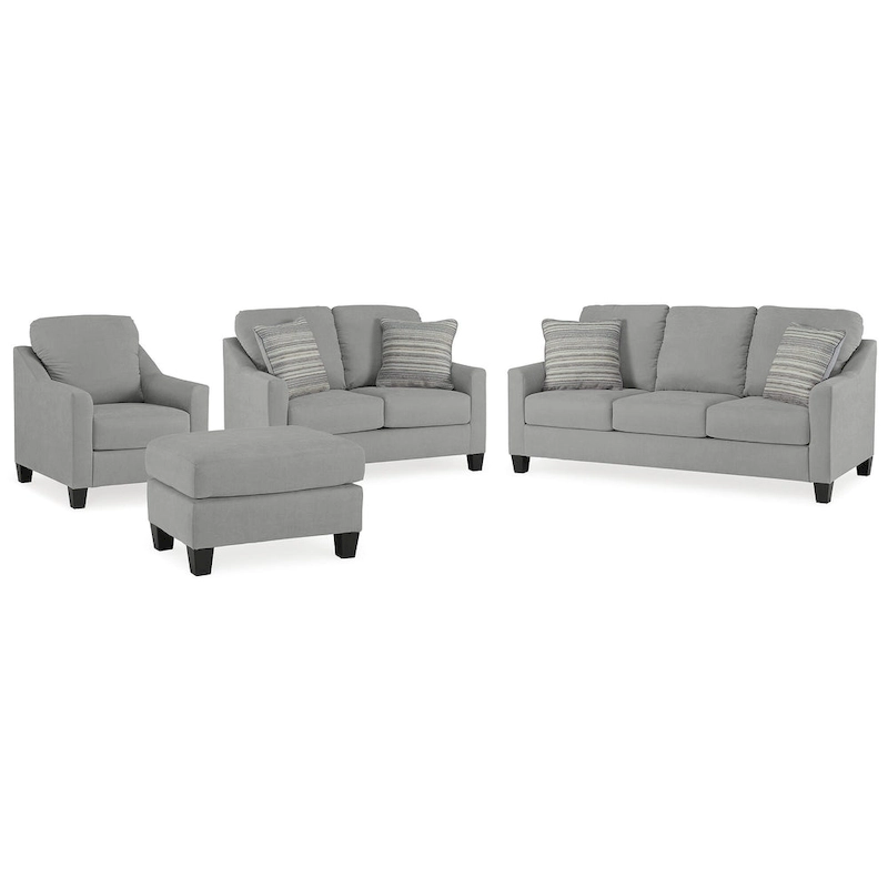 Signature Design by Ashley Adlai Gray 4-Piece Upholstery Package - 80 W x 39 D x 40 H