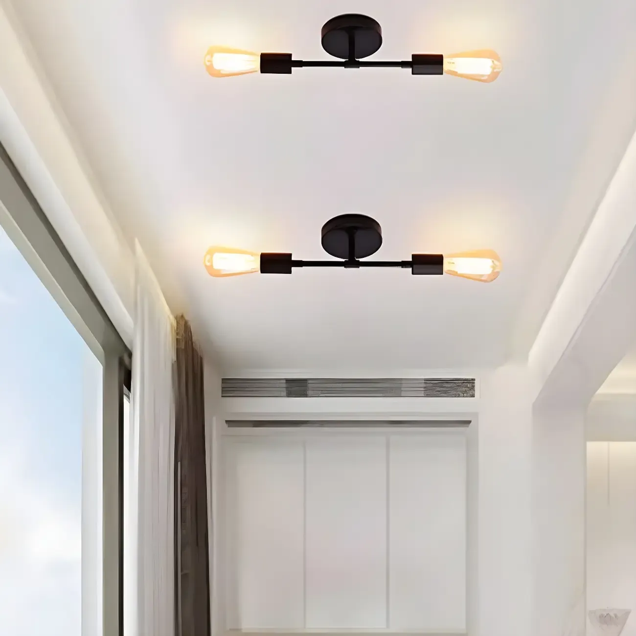 Modern Gold Up Down Bathroom Vanity Light