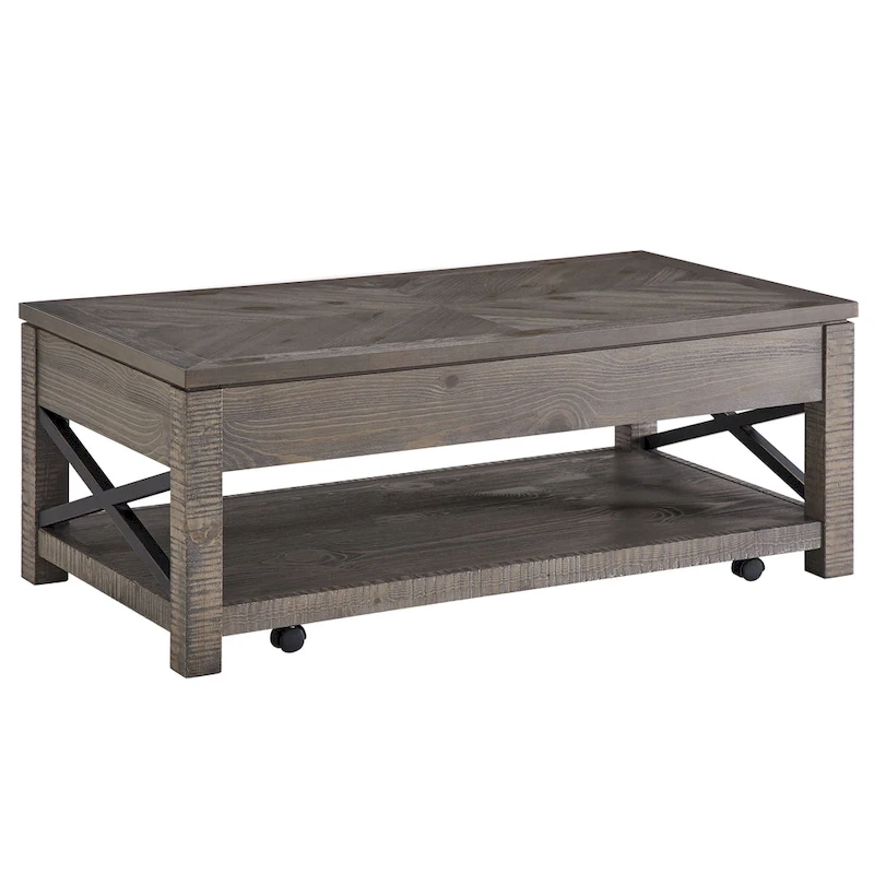 Steve Silver Dawson Distressed Driftwood Lift-Top Coffee Table