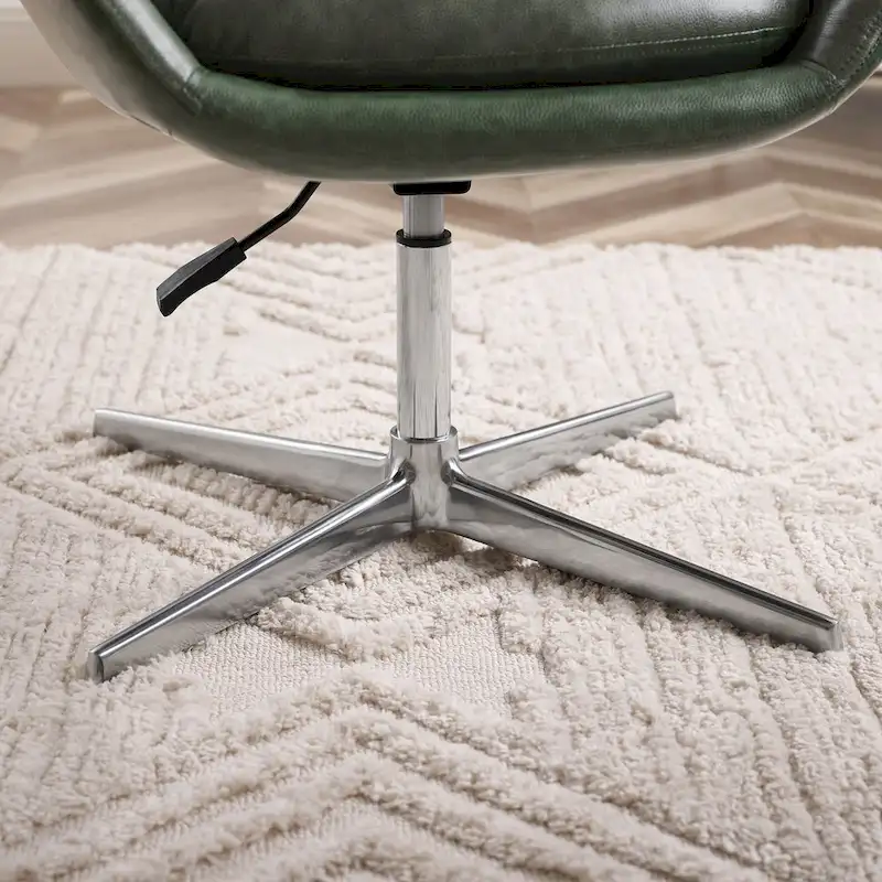 Art Leon Modern Swivel & Adjustable Home Office Accent Arm Chair