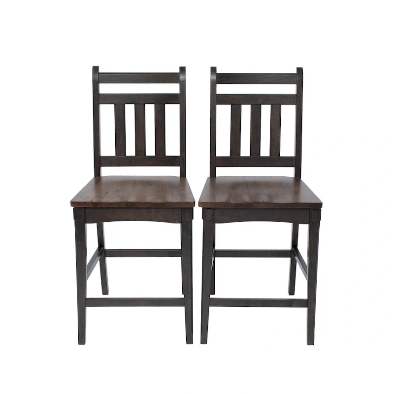 7 Piece Counter-height Solid Wood Dining Set