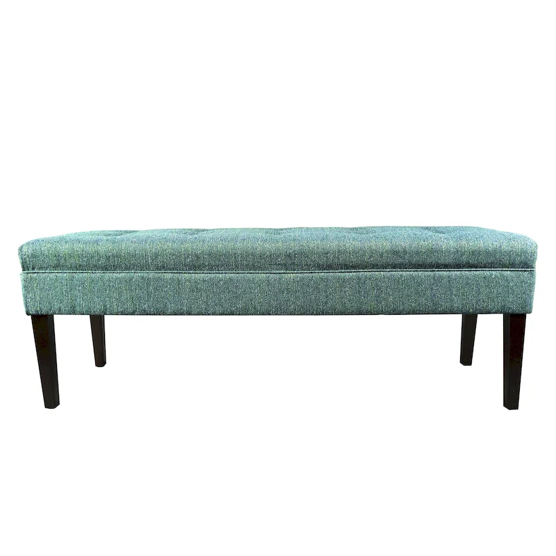 Kaya Button Tufted Upholstered Long Bench