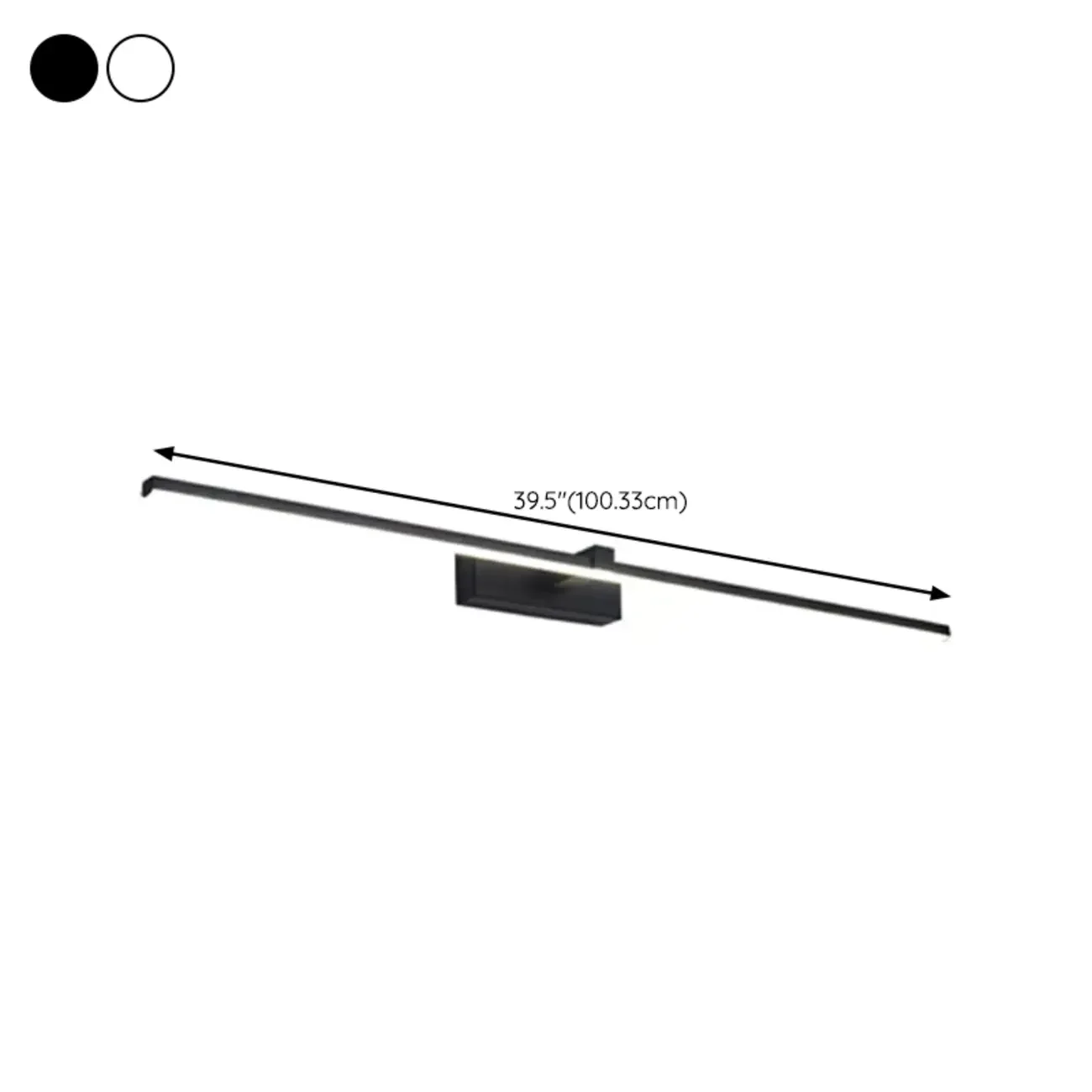 Modern Linear Bathroom Vanity Light with Dimmable Design