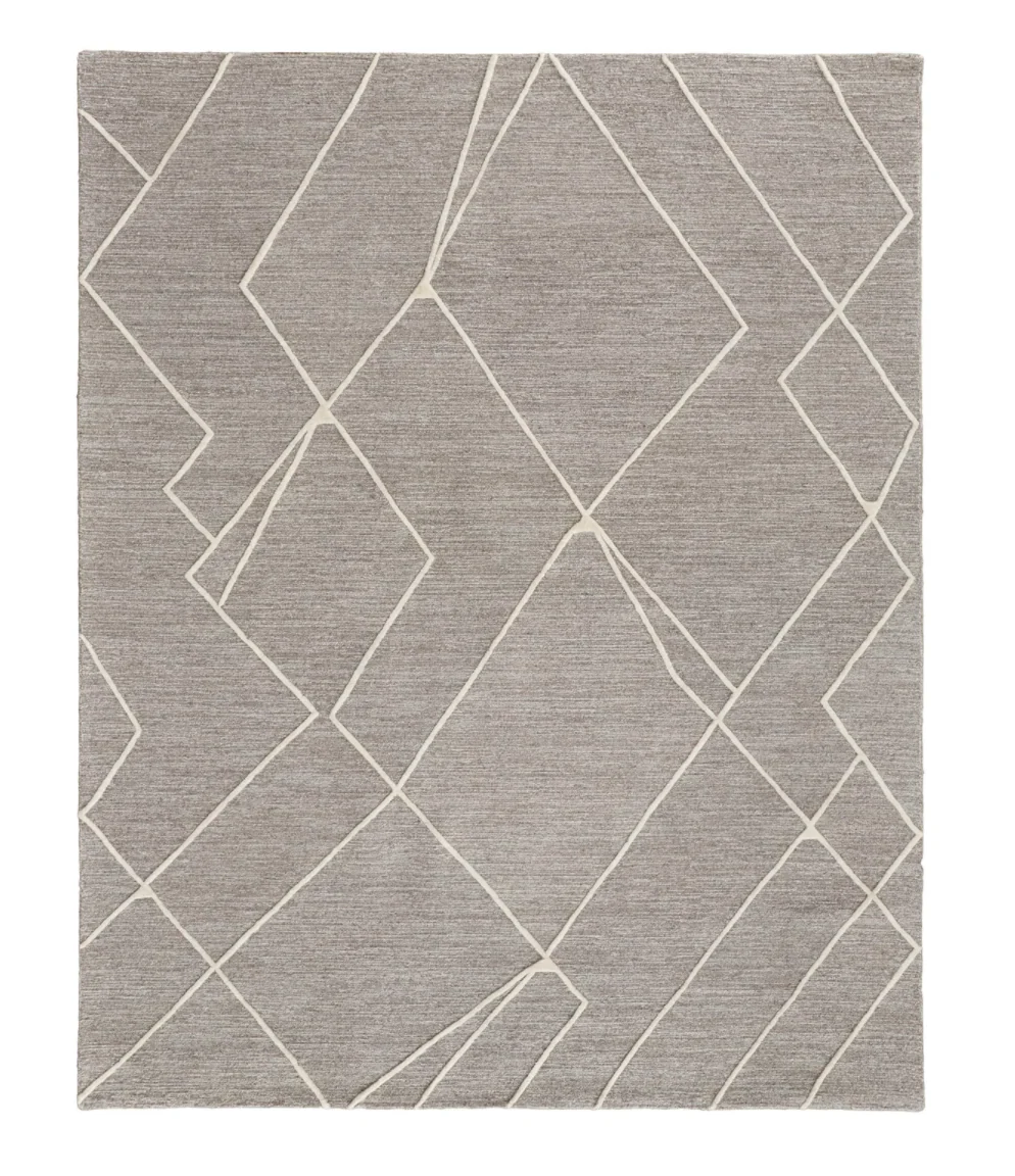 Euclid Gray & Ivory Rug