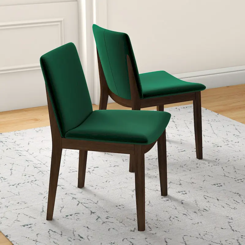 Modern Solid Wood Dining Chair (Set of 2)