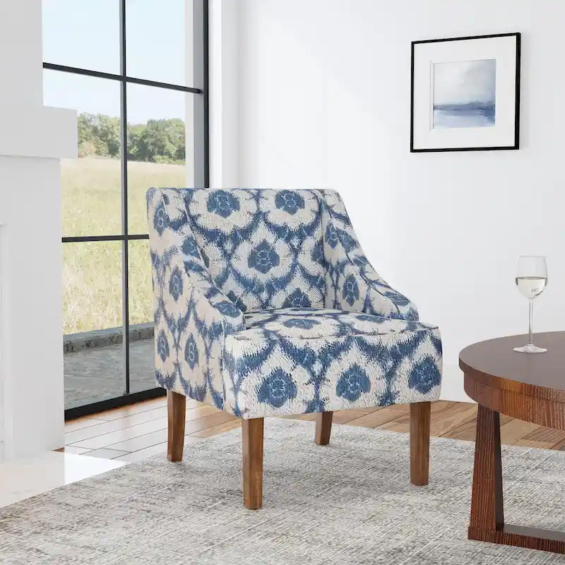Holman Upholstered Swoop Arm Chair