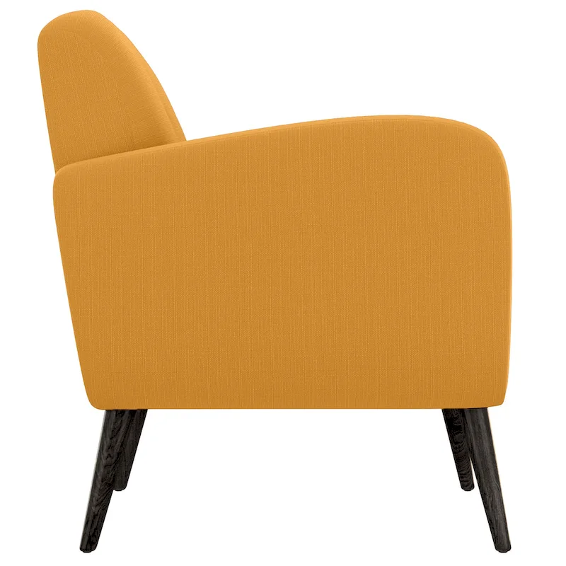 Carson Carrington Keflavik Mustard Yellow Mid-century Accent Chair