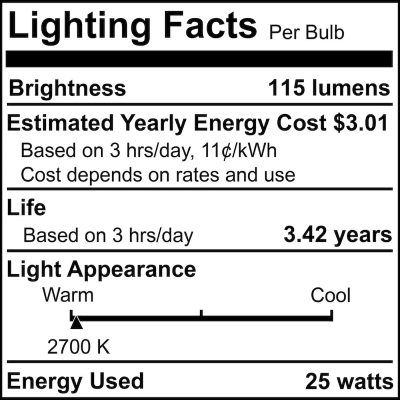 Bulbrite Pack of (24) 25 Watt Dimmable White G25 Incandescent Light Bulbs with Medium (E26) Base, 2700K Warm White Light