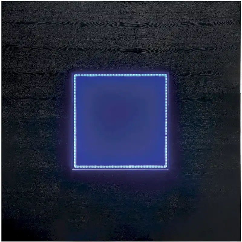 Strick & Bolton Lange 54-inch Square Light-up Counter Height Wood Dining Table