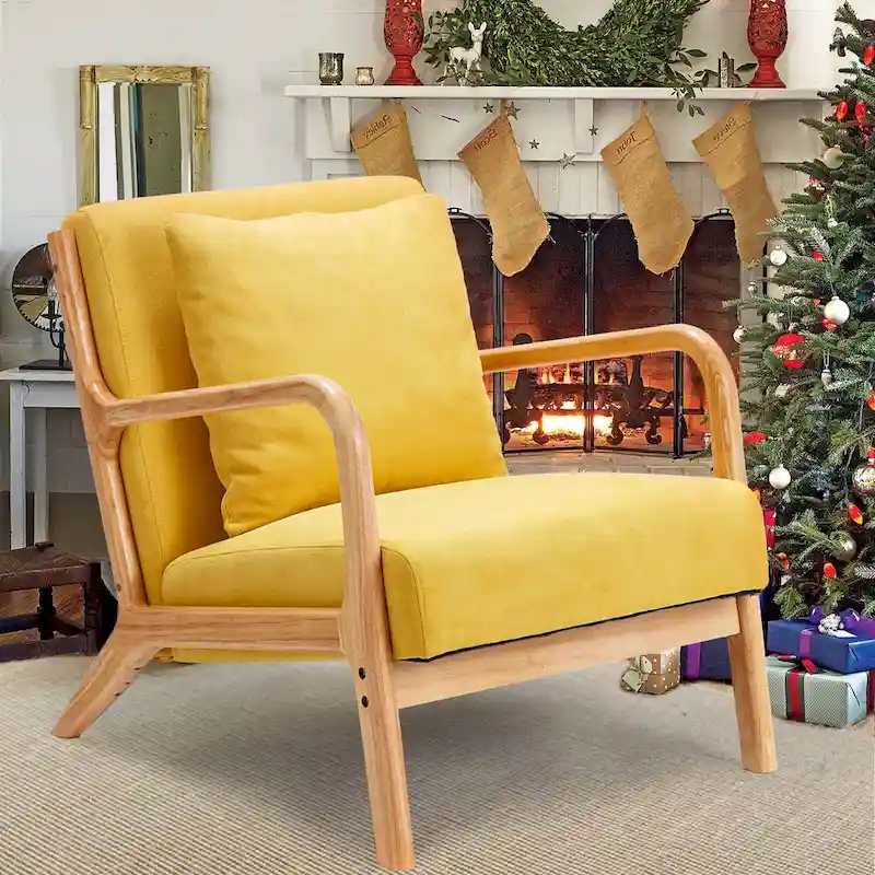 Mid Century Modern Living Room Reading Comfy Lounge Chairs