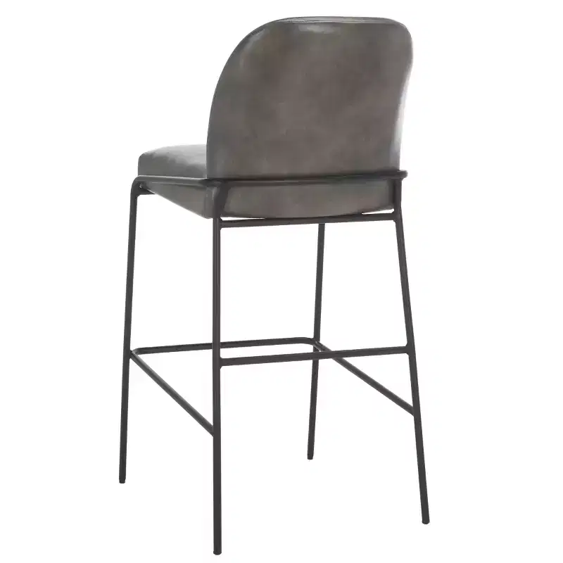 Ivey Bar Stool - BST7512 - Grey/Black - Safavieh