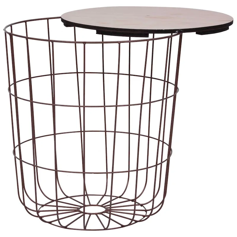 vidaXL Coffee Table Copper  15.6 MDF