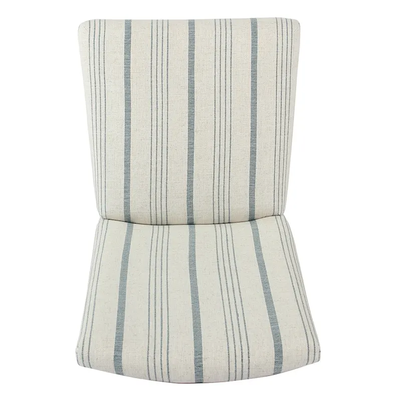 HomePop Classic Parsons Dining Chair - Blue Calypso Stripe (Set of 2)