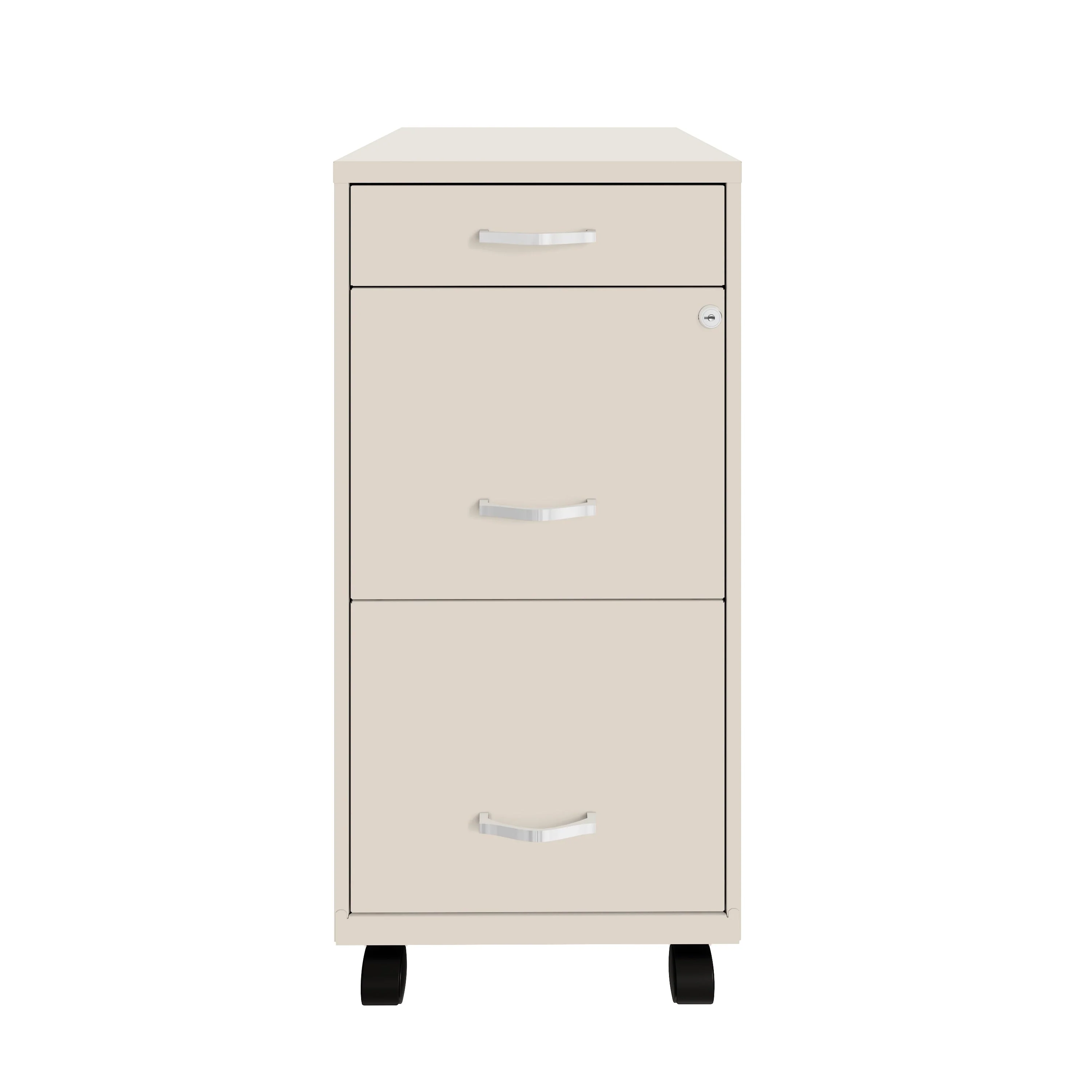 Space Solutions 18 Deep 3 Drawer Metal File Cabinet