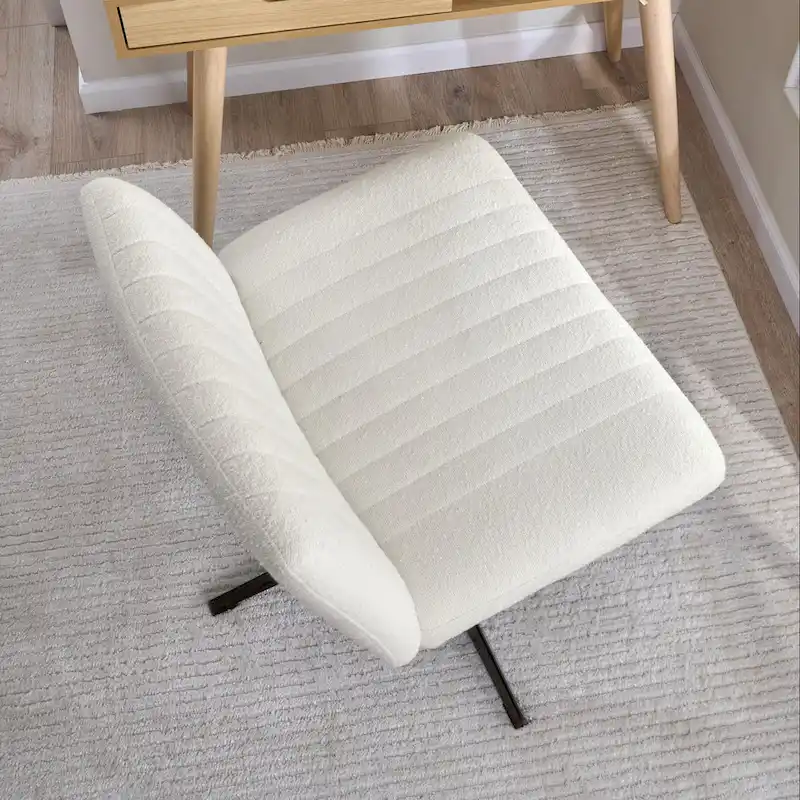 Bush Furniture Sutton Armless Computer Chair Without Wheels