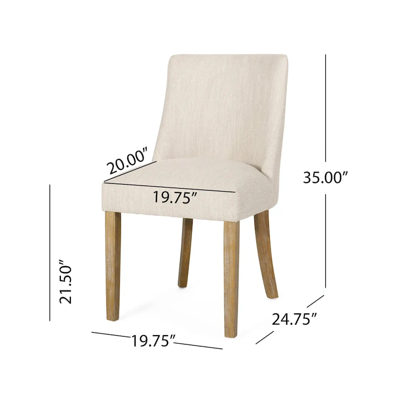 Fabric Dining Chair (Set of 4)