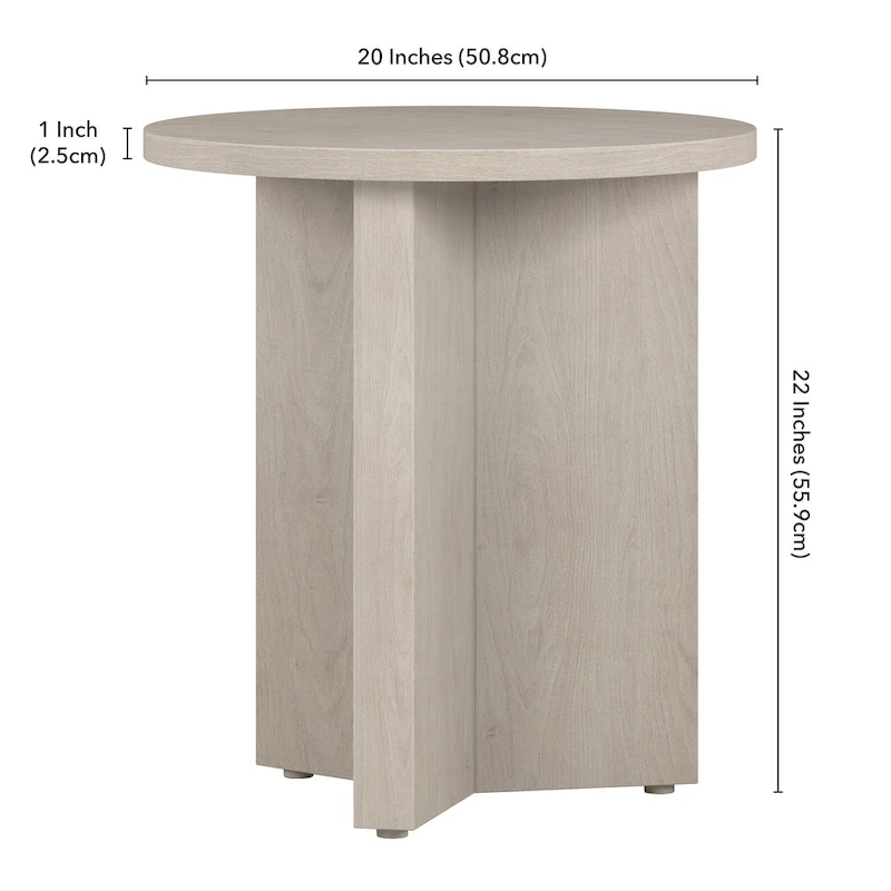 Anders 20 Wide Round Side Table - 20 Wide