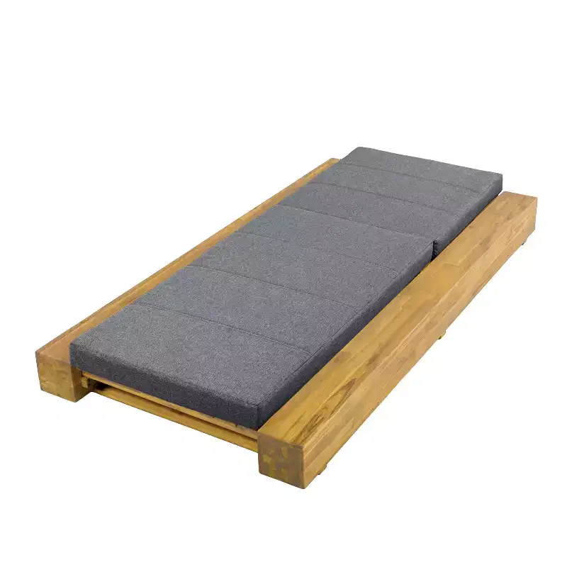 Christopher Knight Home Thomas Patio Acacia Chaise Lounges with Cushion and Adjustable Backrest