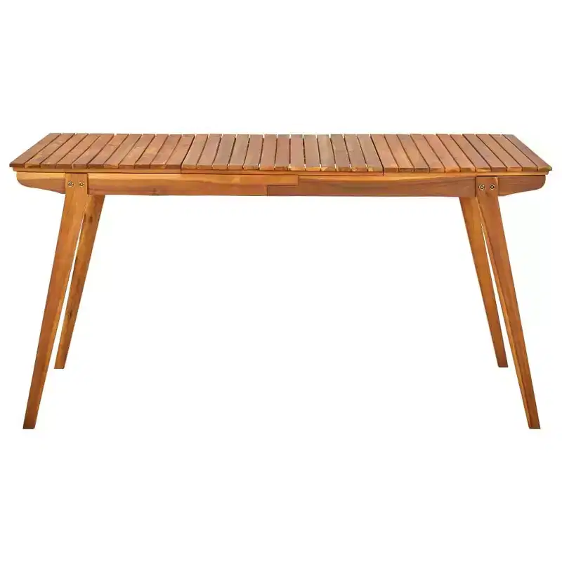 vidaXL Patio Table Outdoor Dining Table Garden Furniture Solid Wood Acacia