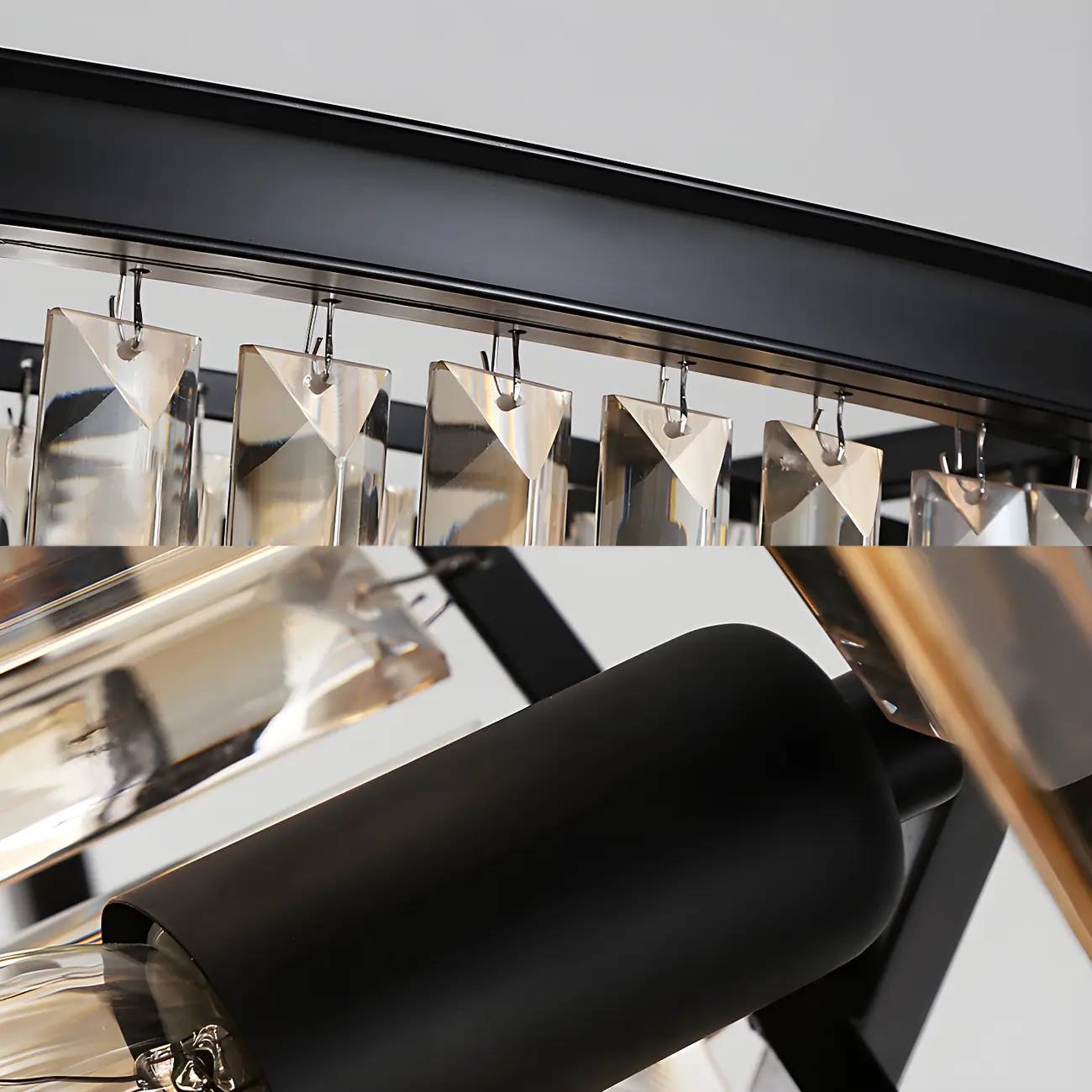 Luxury Circular Clear 3/4 Tiers Crystal Chandelier