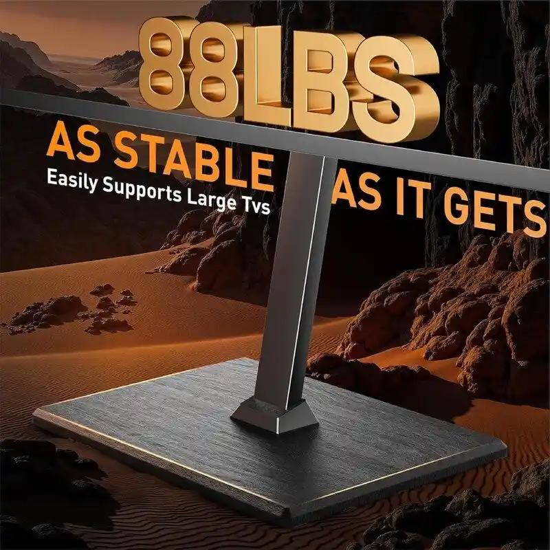 Rolling TV Stand with Power Outlet