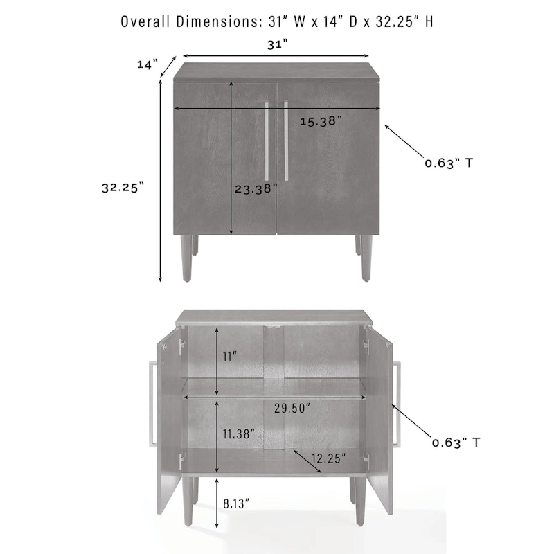Crosley Everett Console Cabinet