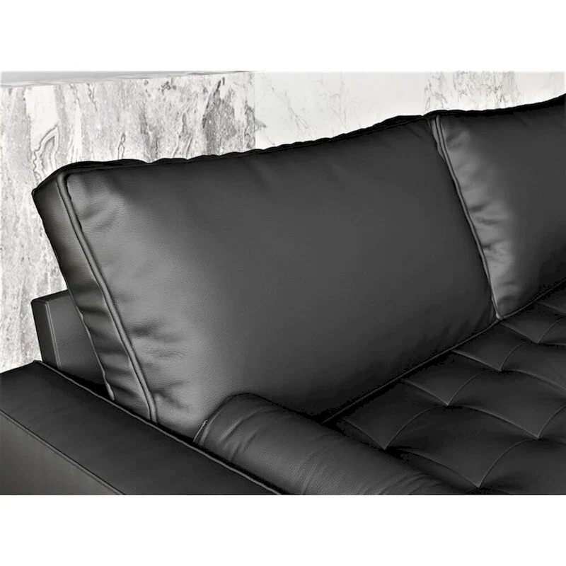 70 Inch Vegan Leather Sofa