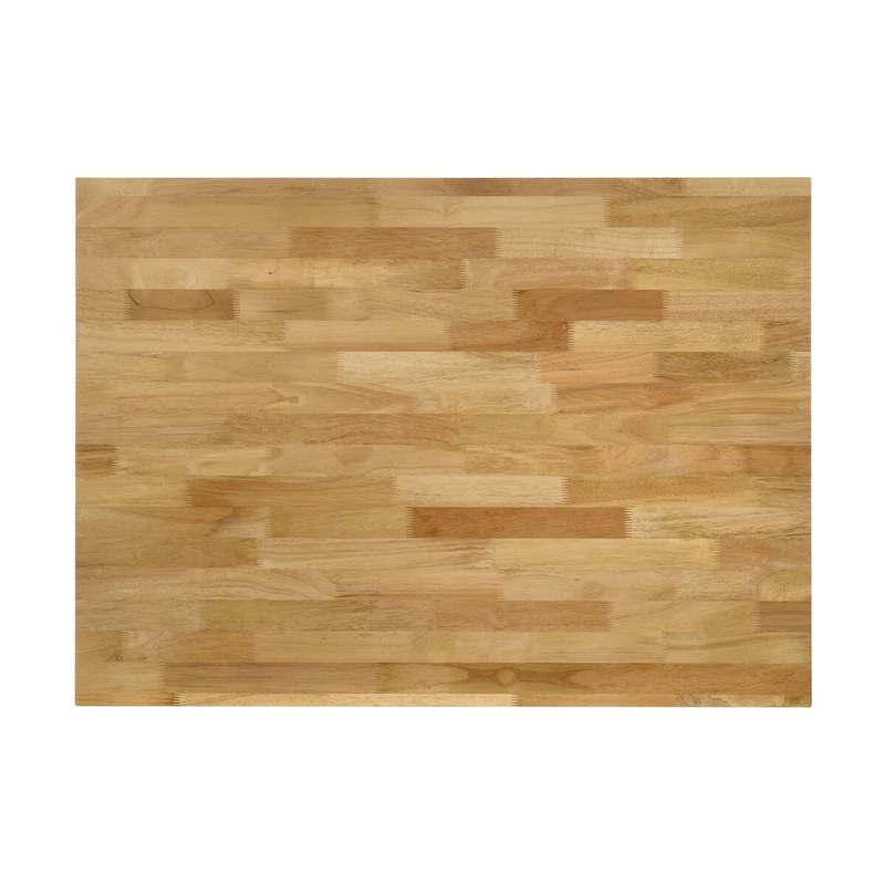 Prager Brown and White Kitchen Island Counter Table with Pot Rack