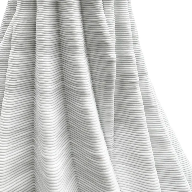 11 Inch Tall Modern White Ceramic Vase