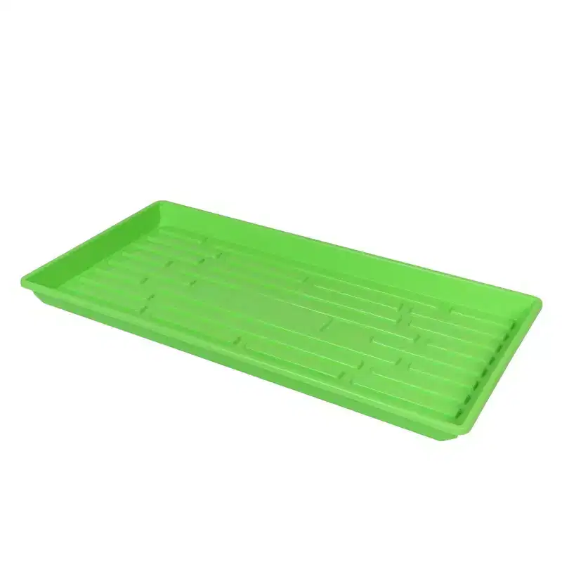 SUNPACK 10 x 20 Heavy Duty Shallow Plastic Seed Starting Tray, 1