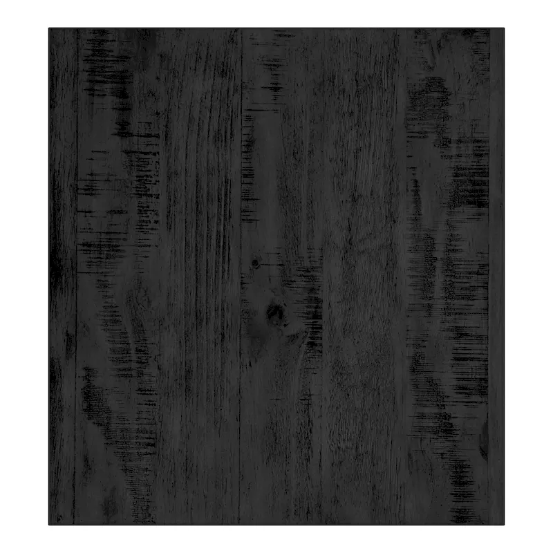 Bryson Rustic X-Base End Table with Shelf by iNSPIRE Q Classic