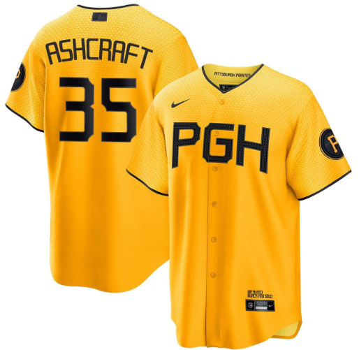 Braxton Ashcraft Pittsburgh Pirates City Connect Jersey
