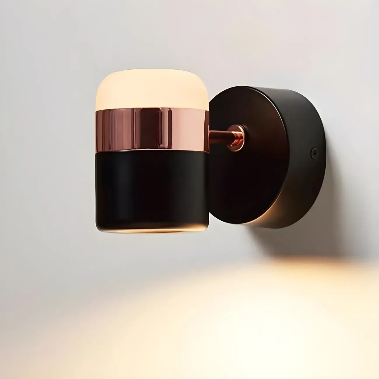 Modern 2-Light Cylinder Adjustable Wall Sconce