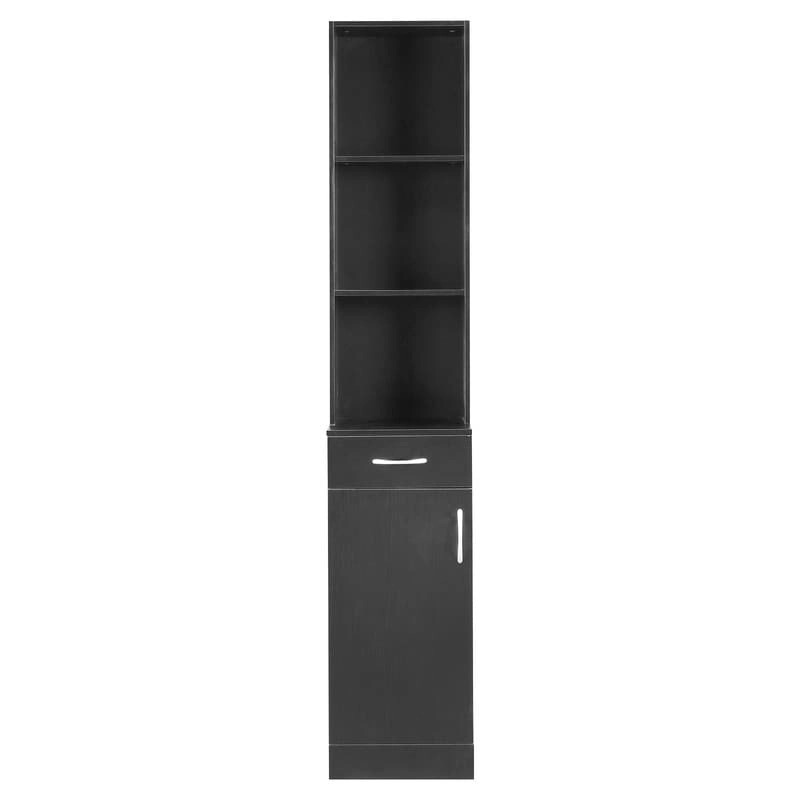High Cabinet Bathroom Wall Cabinet Black