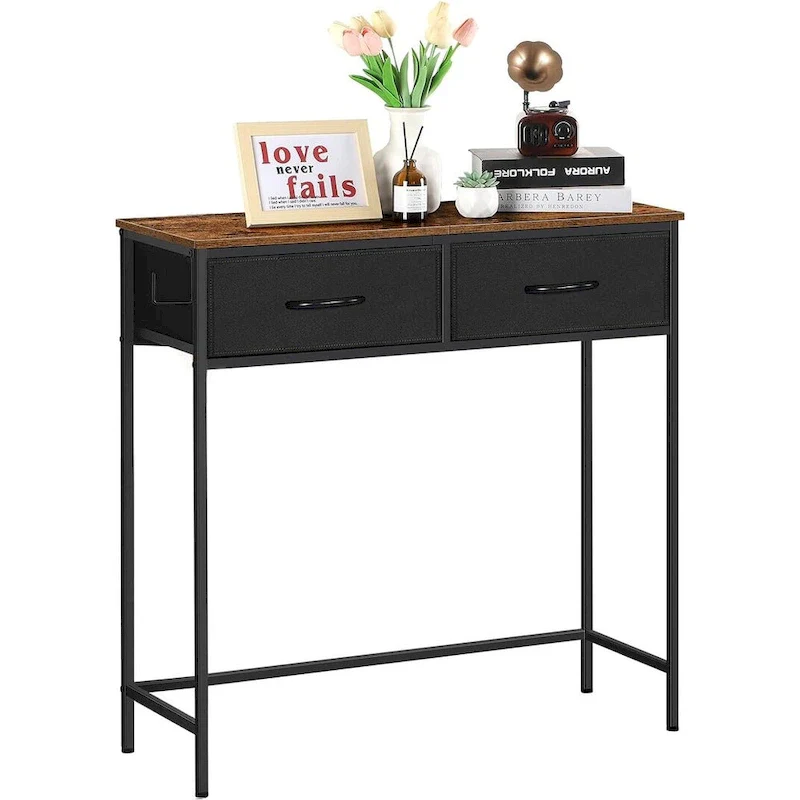 Small Console Table with 2 Drawers