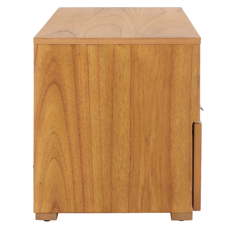 SAFAVIEH Kaitlyn 2-Drawer 1-Shelf Entertainment Media Stand (Fits Up To 55 Flatscreen TV) - 48Wx16Dx17H