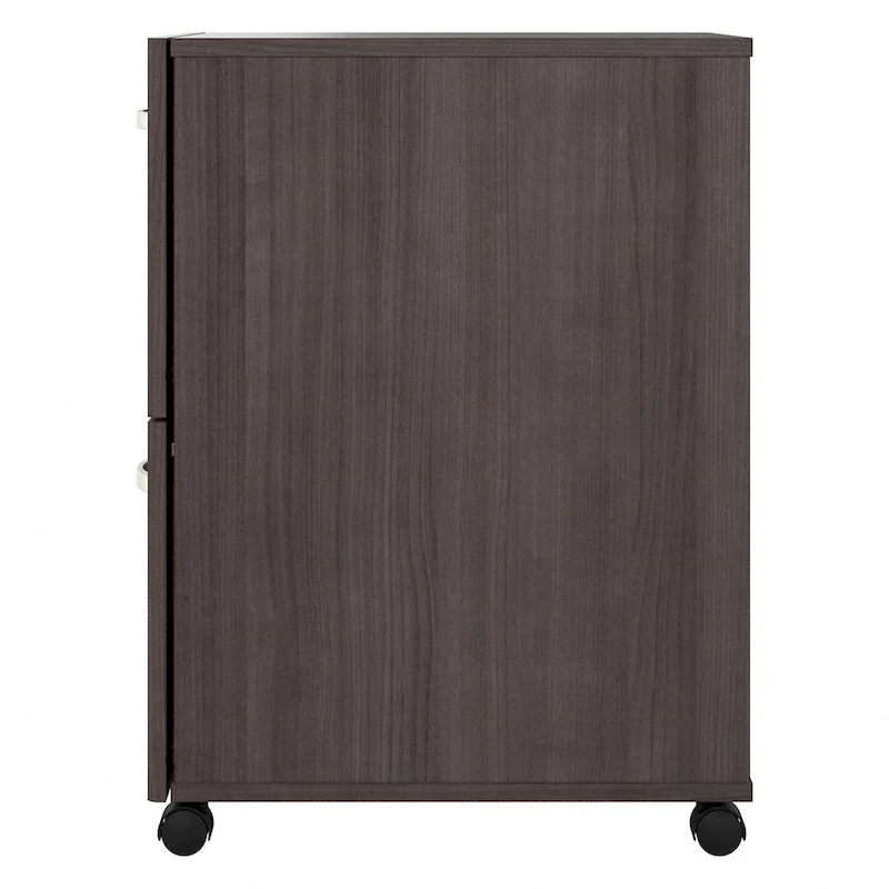 2 Drawer Mobile File Cabinet with Lock and Casters