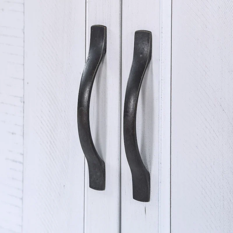 Mid Century 40 Sideboard Buffet Console Table with Adjustable Shelf