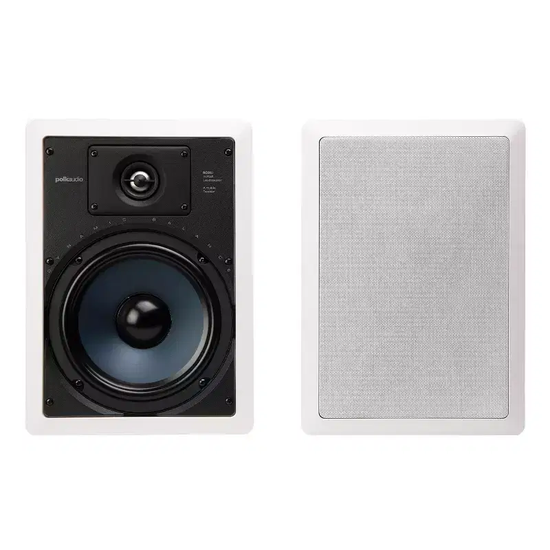 Polk Audio RC85i 2 Way In Wall Speakers - 4 Pack (White)