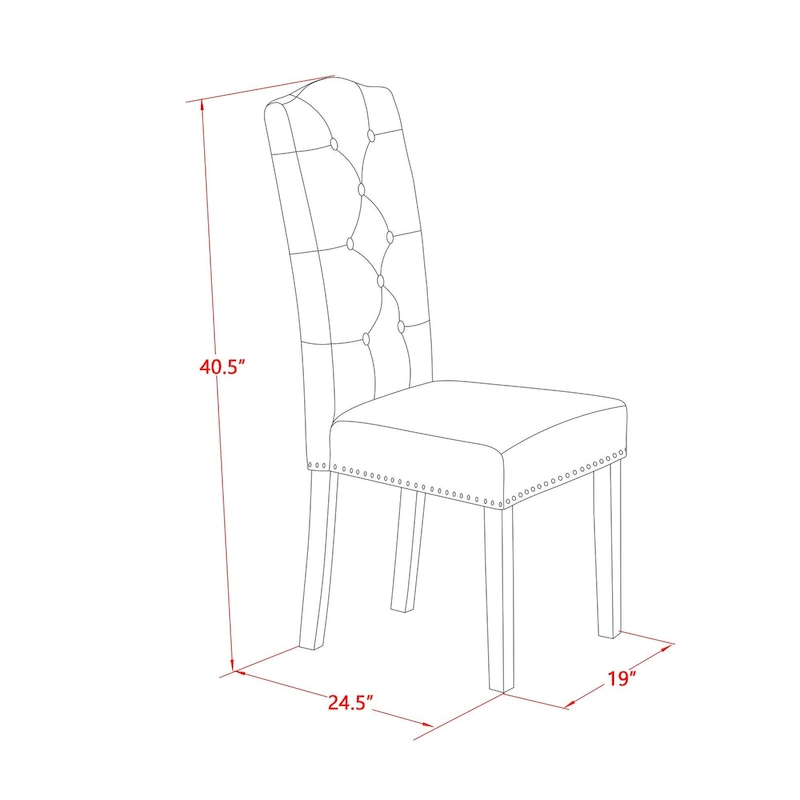 East West Furniture Dinette Set- a Dining Table and Gray Linen Fabric Parsons Chairs, Off-White(Pieces Options)