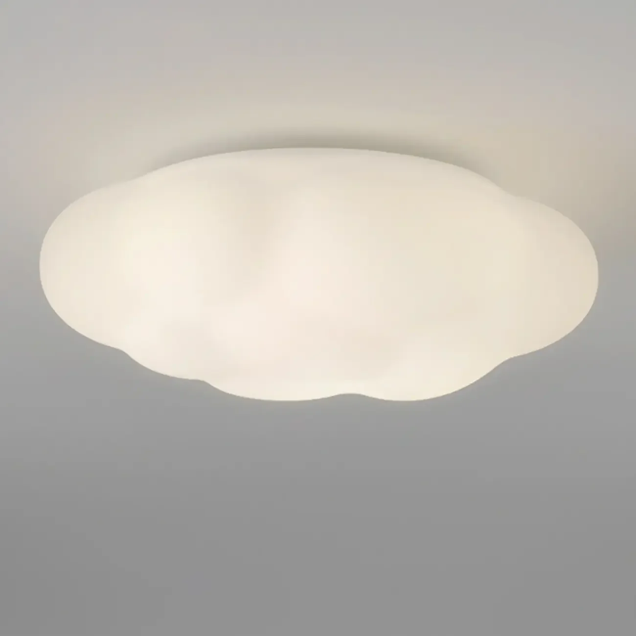 Modern Cloud Shape LED Flush Ceiling Light 3-Gear Dimming