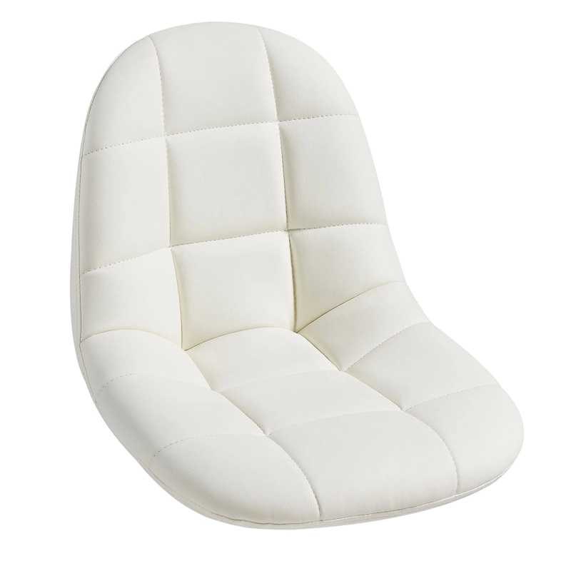 Javlergo Armless Home Office Chair, Height Adjustable Computer Desk Chair with Wheels