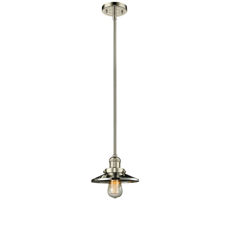 Innovations Lighting Franklin Restoration Railroad - 1 Light 8  Stem Hung Mini Pendant