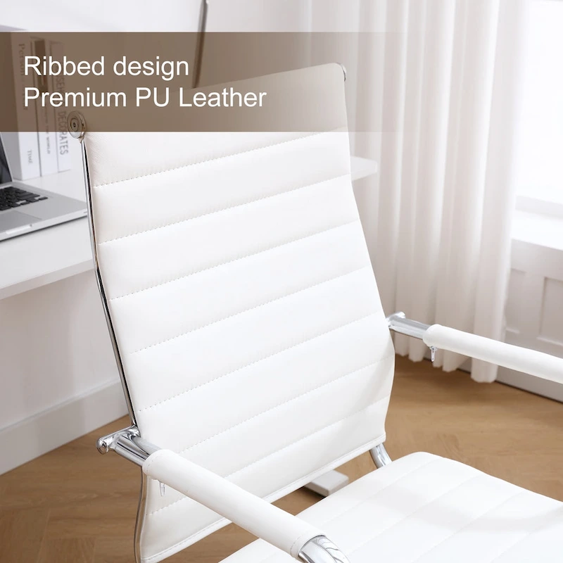 Ergonomic Office Desk Chair PU Leather Height Adjustable Swivel Chair