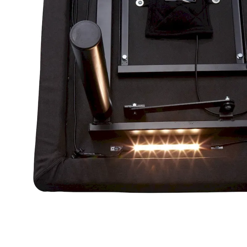 Adjustable Massaging Bed Frame Base with Wireless Remote